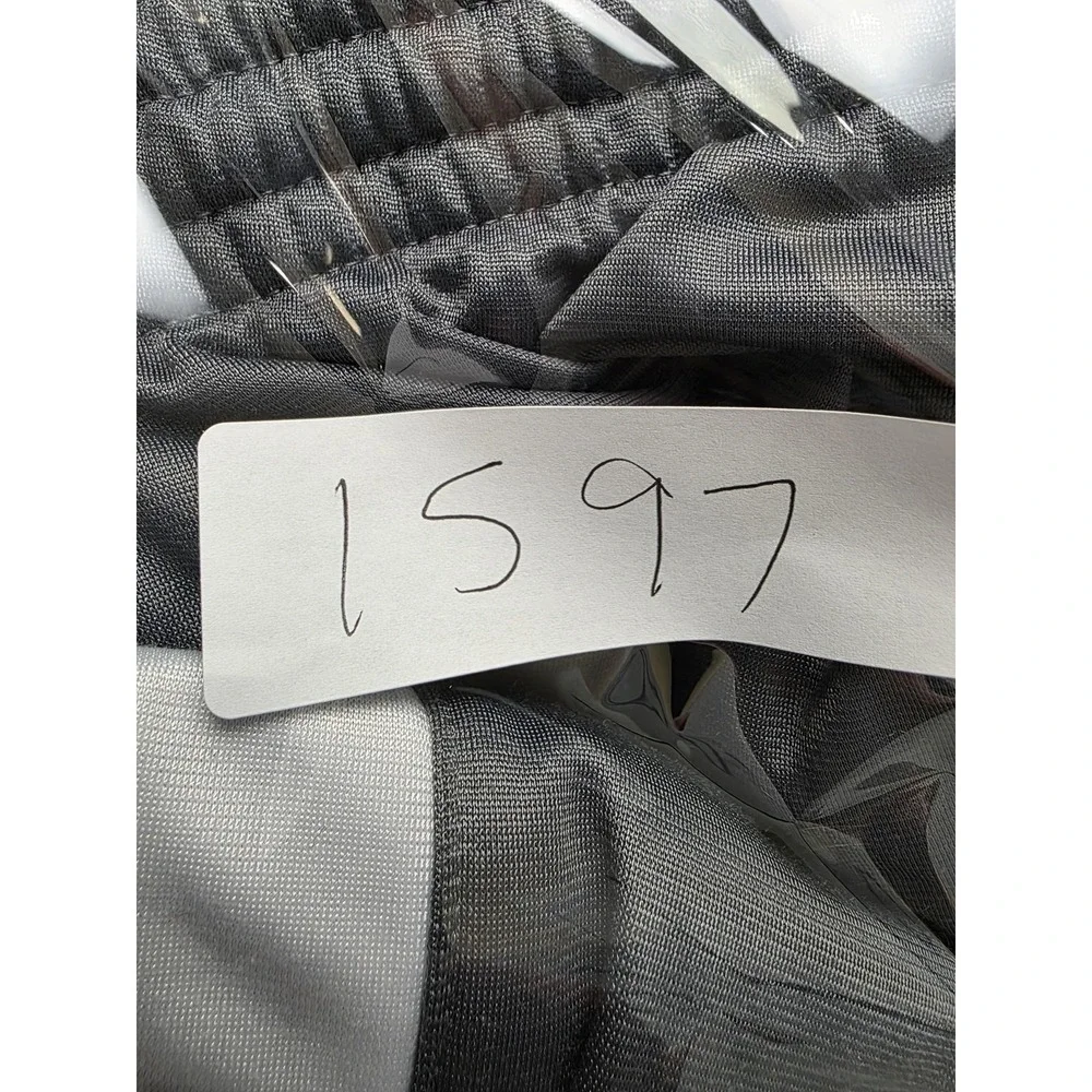 Jordan Pants‎ Boys Medium Gray White Track Athletic Joggers 10-12 Yrs Polyester - Picture 9 of 9